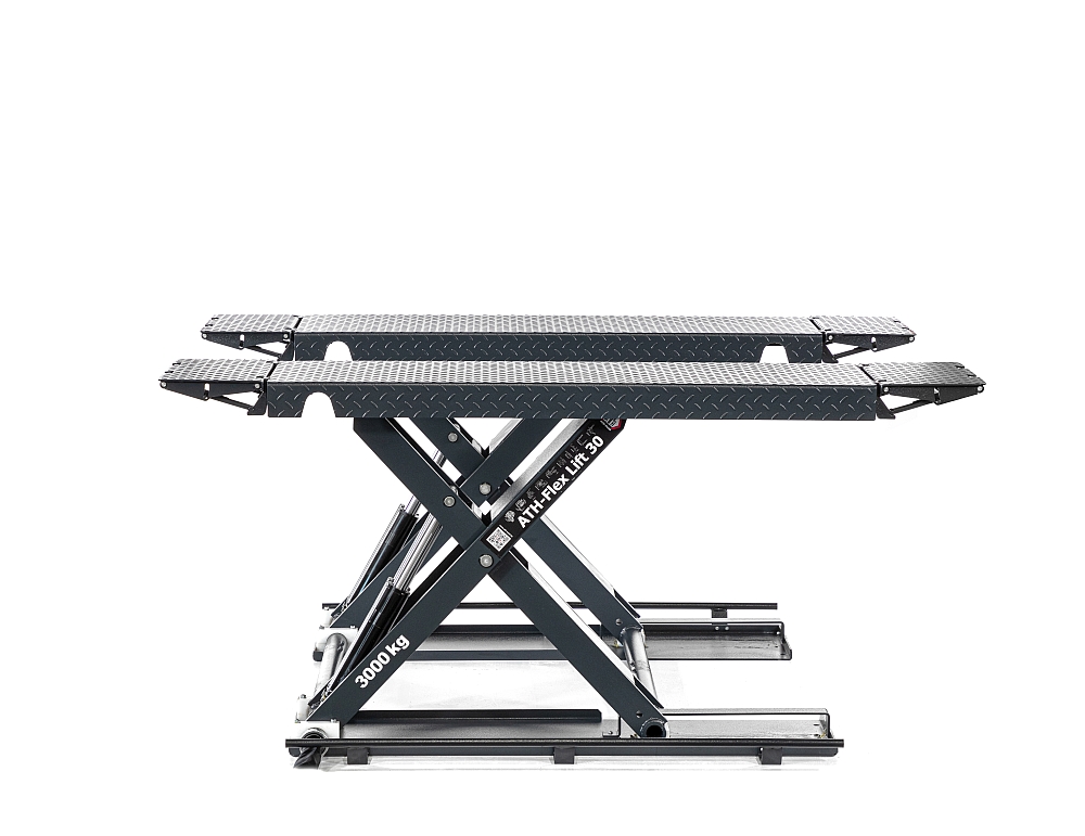 ATH Flex 30 mobiele schaarhefbrug met dorpelopname 220V 3000 kg