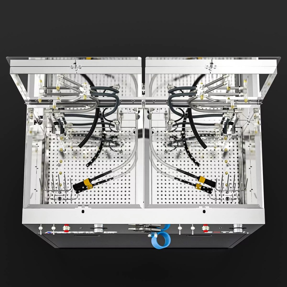 Spuitpistoolreiniger combinatie RVS voor water en oplosmiddelen Sumo
