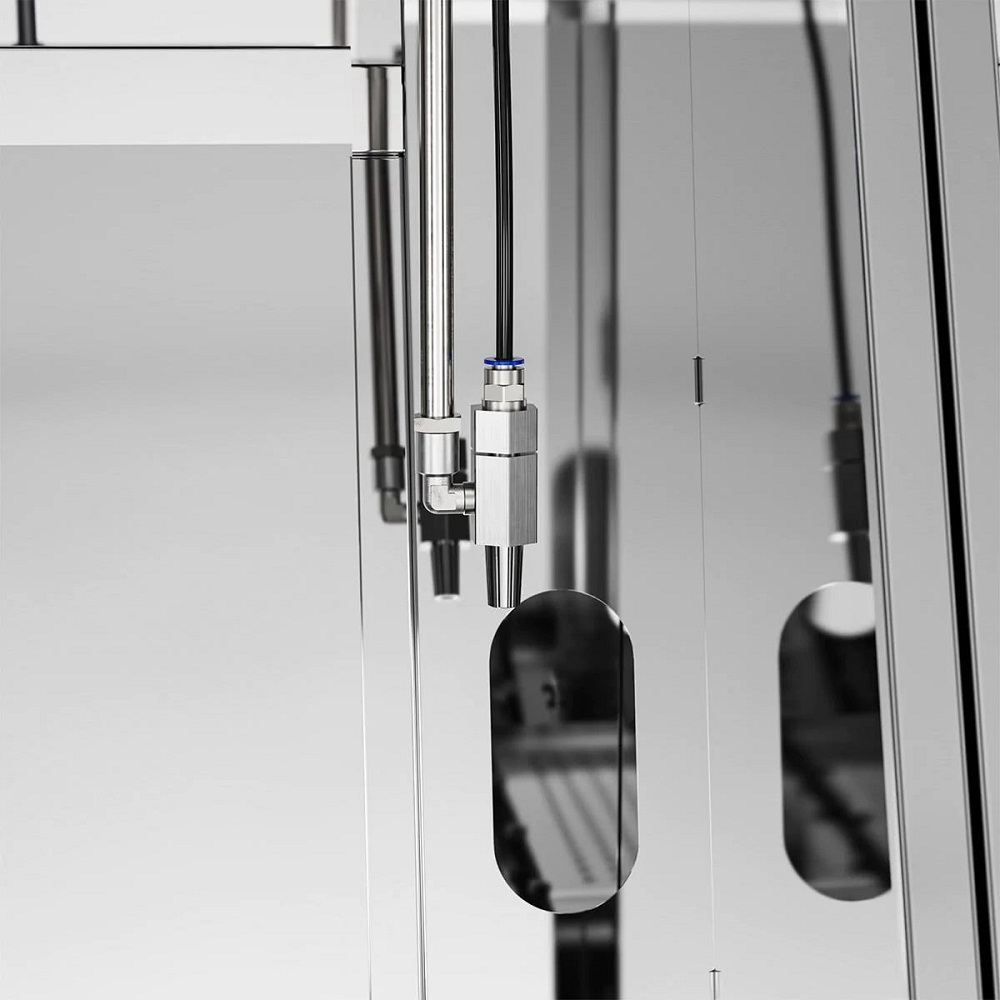 Spuitpistoolreiniger combinatie RVS voor water en oplosmiddelen D 800
