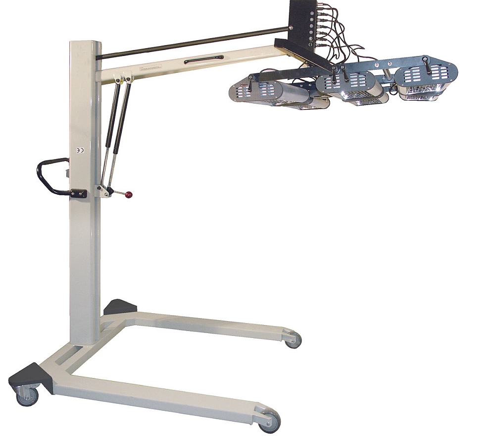 Infrarooddroger korte golf 6 lamps met afstandmeting en temperatuurcontrole