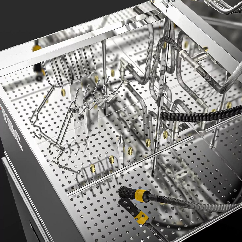 Spuitpistoolreiniger RVS handmatig en automatisch reinigen