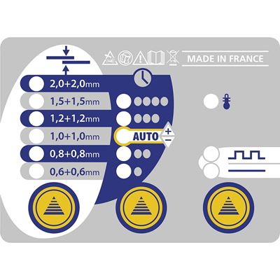 Weytoll Dot-lasapparaat, automatisch lasapparaat, 5000 W, krachtige handpuntlasapparaat, 0-800 A, stroom, instelbare spot, woeder voor 18650- accu met 1 m zuivere nikkelstrips Weytoll Dot-lasapparaat, automatisch lasapparaat, 5000 W, krachtige handpuntlasapparaat, 0-800 A, stroom, instelbare spot, woeder voor 18650- accu met 1 m zuivere nikkelstrips