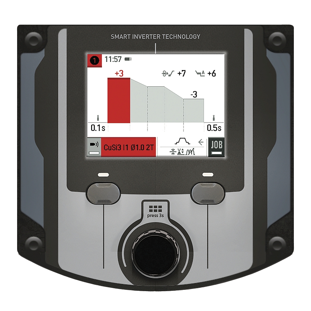 Set Inverter lasapparaat E1 GYS Auto 230V, bestaande uit:

- Inverter lasapparaat E1 GYS Auto 230V
- Reduceerventiel
- CO2 lasdraad