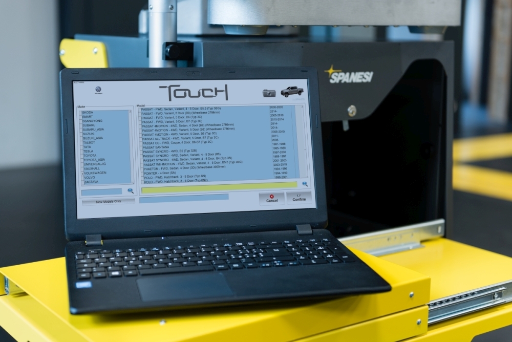 TOUCH V6 electronisch meetsysteem met luxe cabinet en WINTOUCH software.
Levering zonder PC en printer.