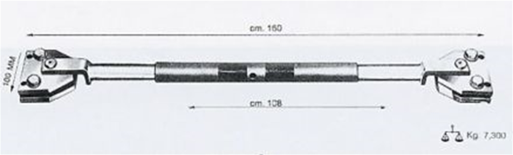 Mono block, enkele spanner voor motor- en kofferruimten