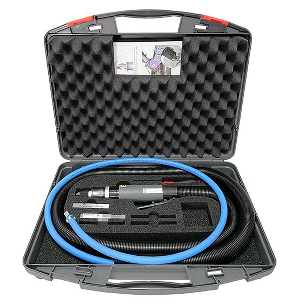Mec600 pneumatische precisie metaal kantensnijder + Snijolie